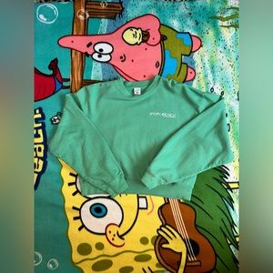 Sporty and Rich Kelly Green Disco
Cropped Crew Sweatshirt